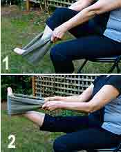 Lower Body Chair Exercise  Leg Pull
