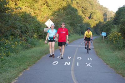 Here we are on the Washington and Old Dominion Trail