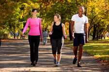 Three Seniors Walking